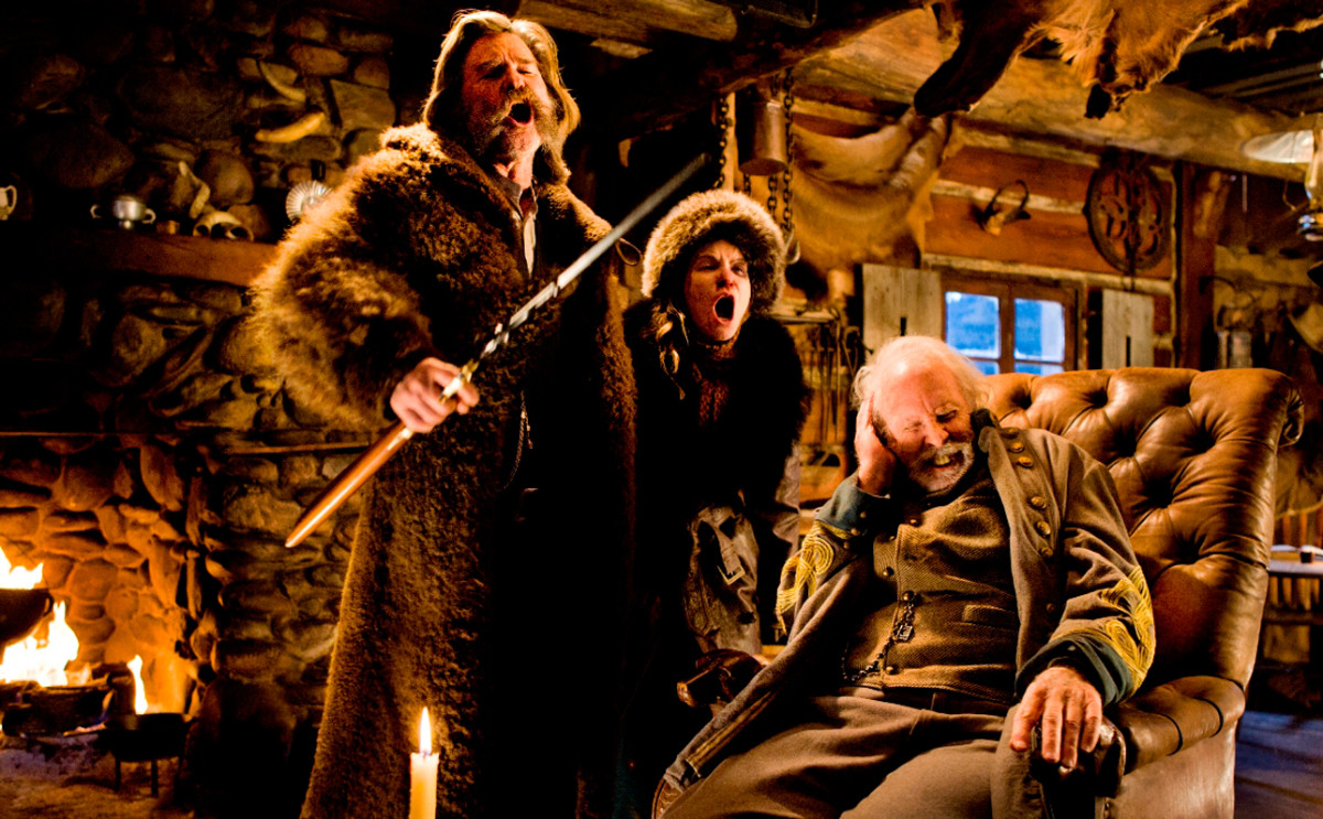 Kurt Russell, Jennifer Jason Leigh, Bruce Dern