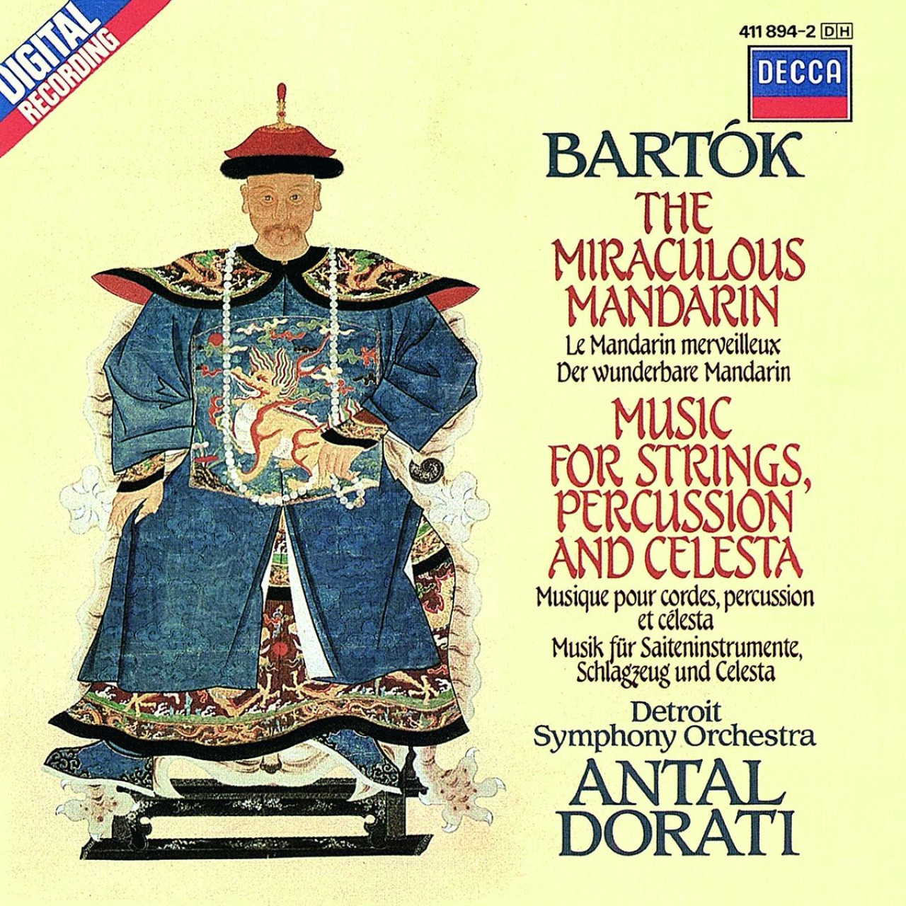 その他 High Performance - Bartok: The Miraculo BARTÓK The Miraculous Mandarin | Deutsche Grammophon
