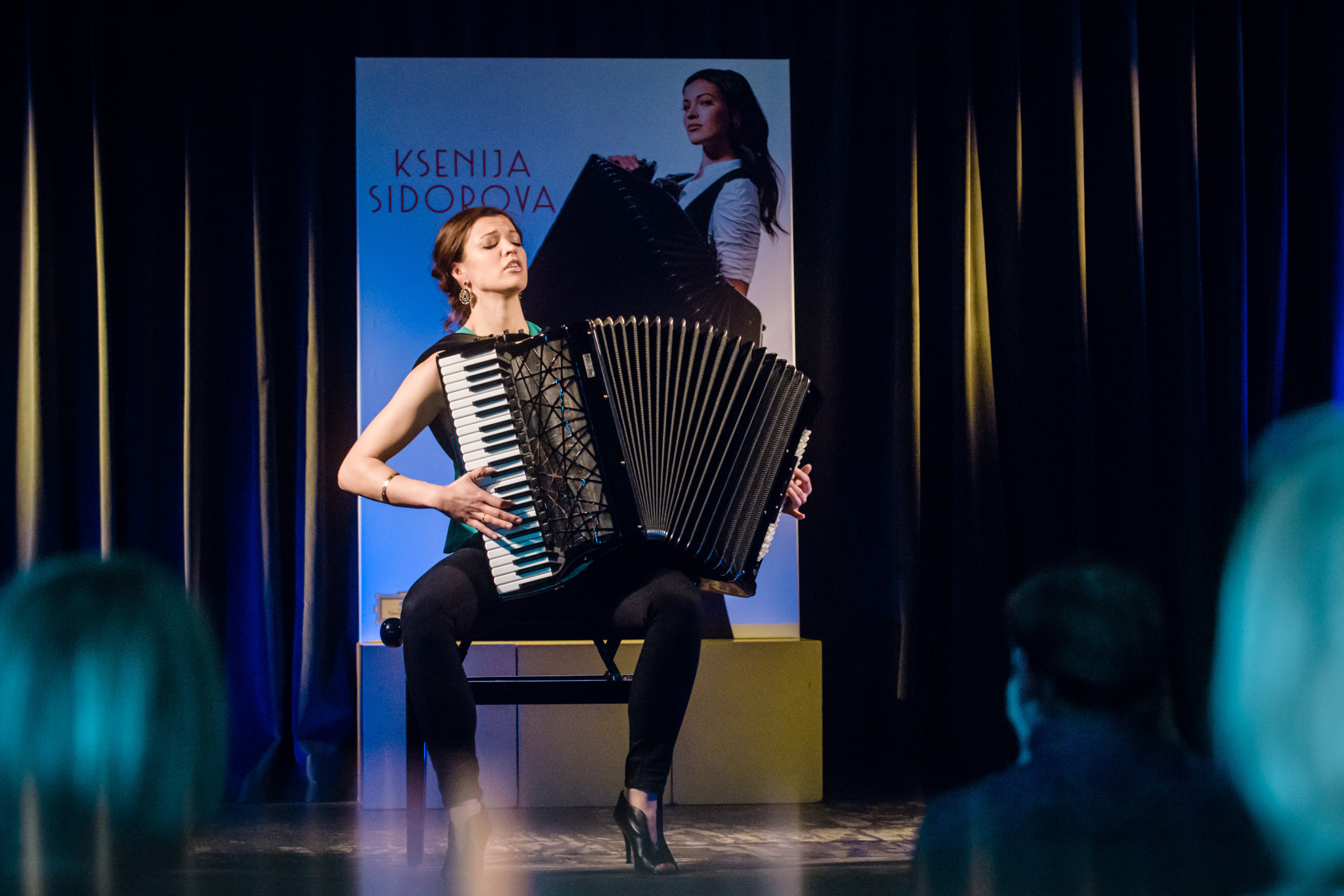 Ksenija Sidorova im Grünen Salon der Volksbühne Berlin (29.04.2016)