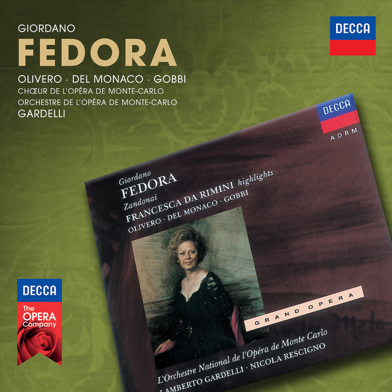 【中古】 Fedora: Gardelli / Monte Carlo Odel Monaco Olivero Gobbi +zandonai Giordano: Fedora / Olivero, Monaco | Decca Classics