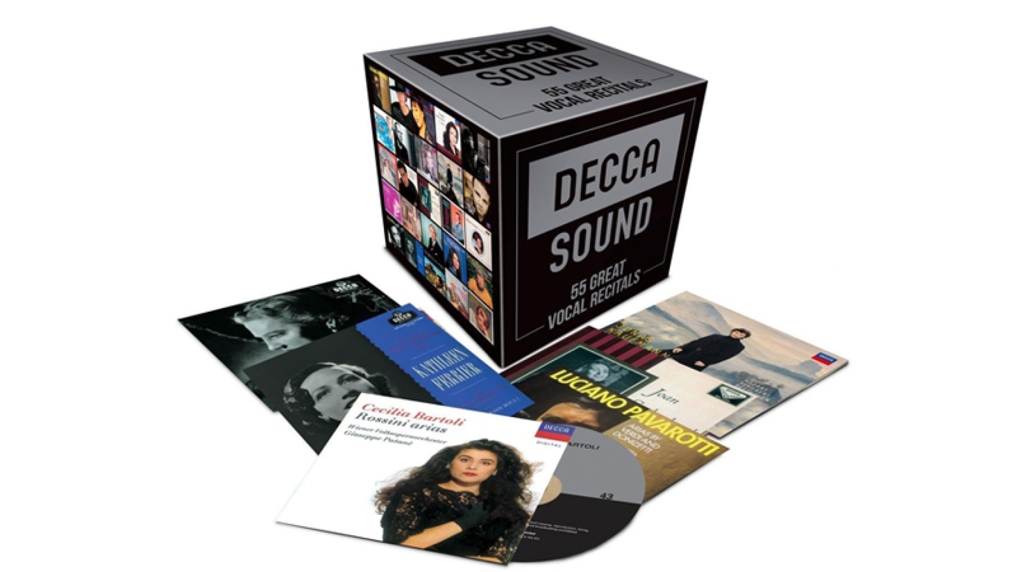 55 Stimmwunder: Die neue Box-Edition der Reihe "The Decca Sound" präsentiert "55 Great Vocal Recitals"