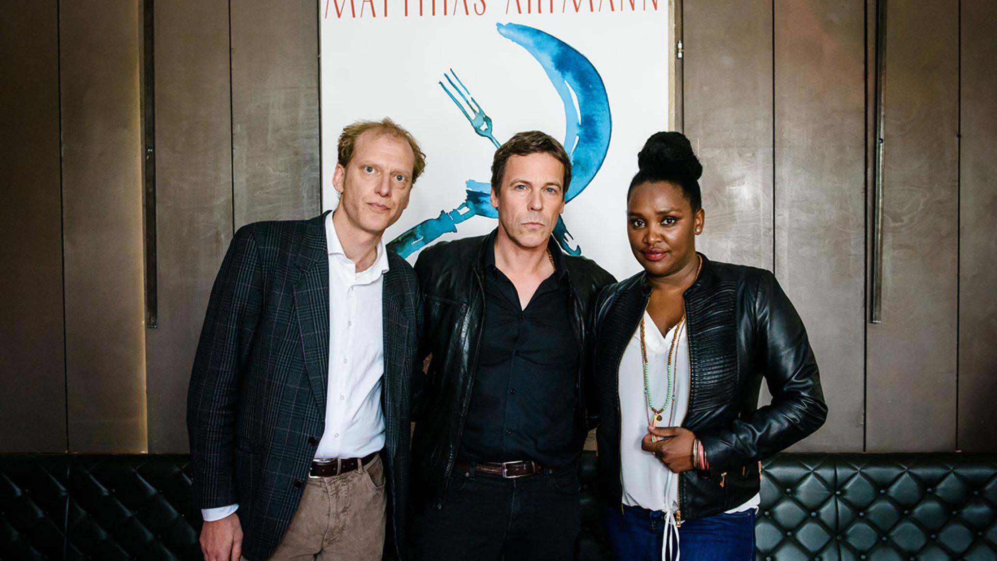 Matthias Arfmann mit Peter Imig und Onejiru