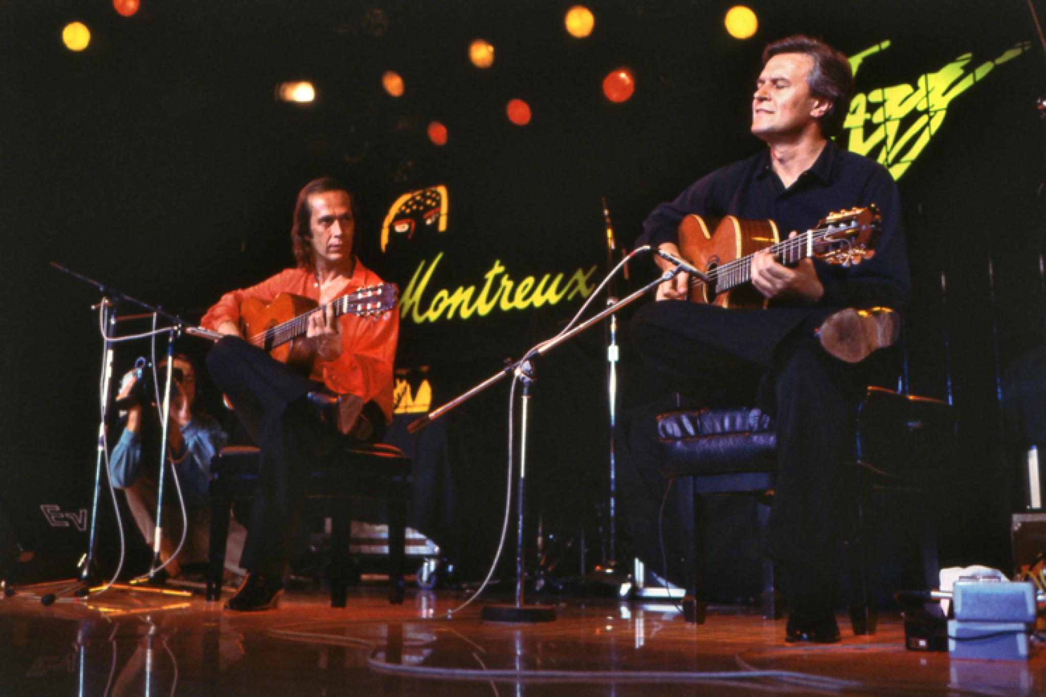 Gitarren-Duo Paco de Lucía und John McLaughlin