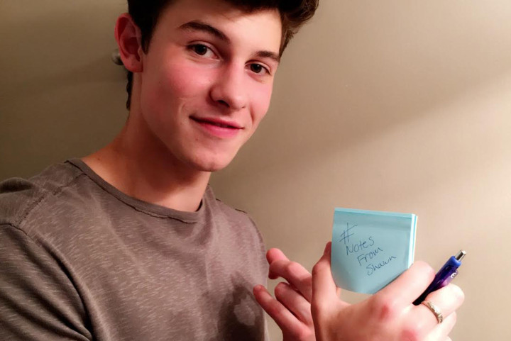 Shawn Mendes 2016 #NotesFromShawn