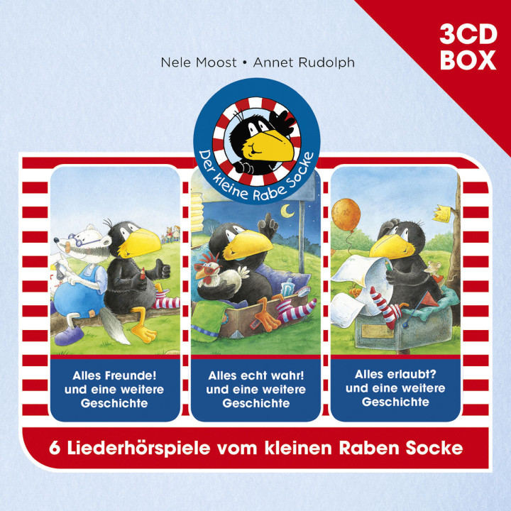 Der kleine Rabe Socke - 3-CD Hörspielbox Vol. 1
