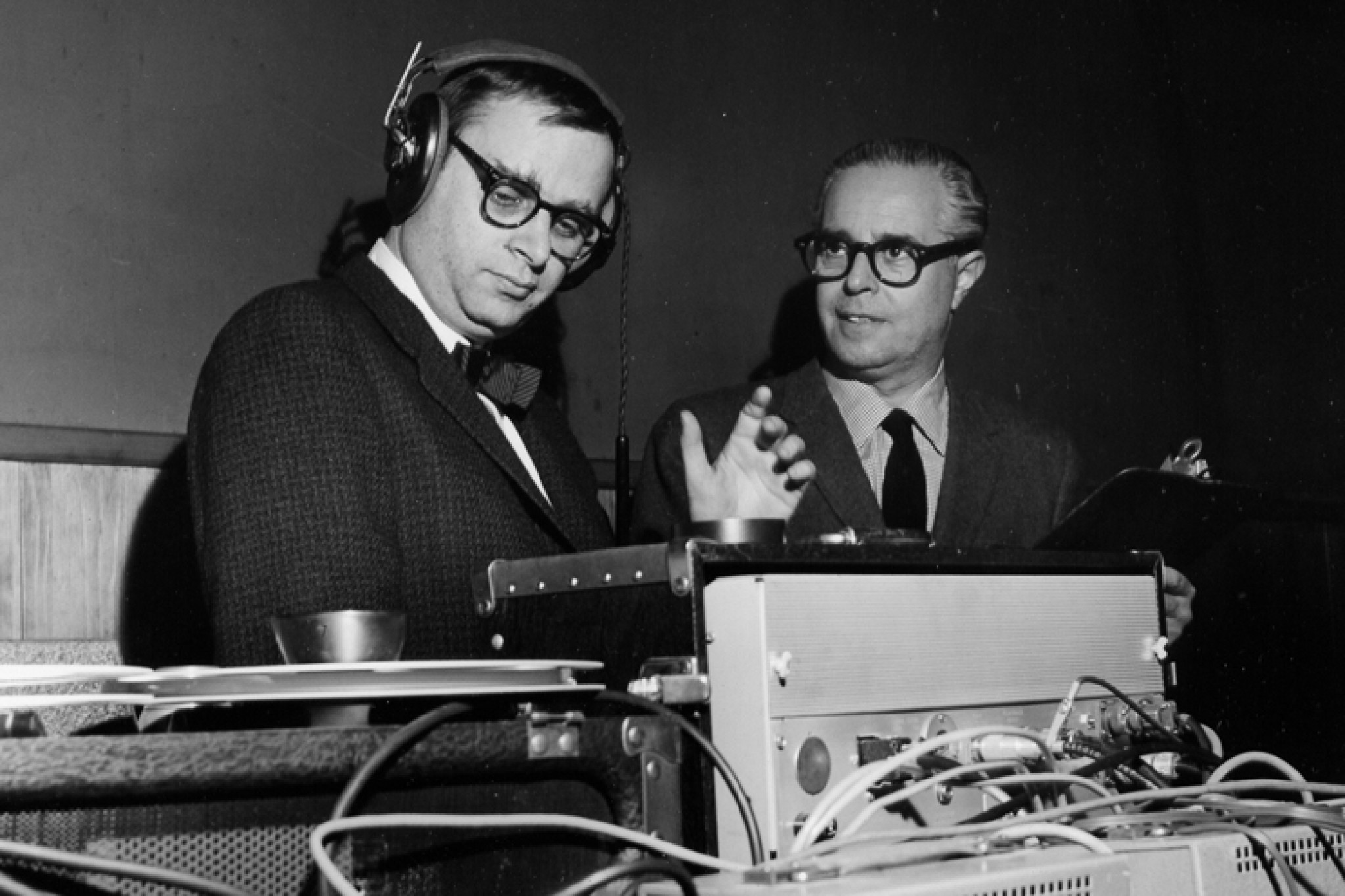 Rudy Van Gelder mit Alfred Lion