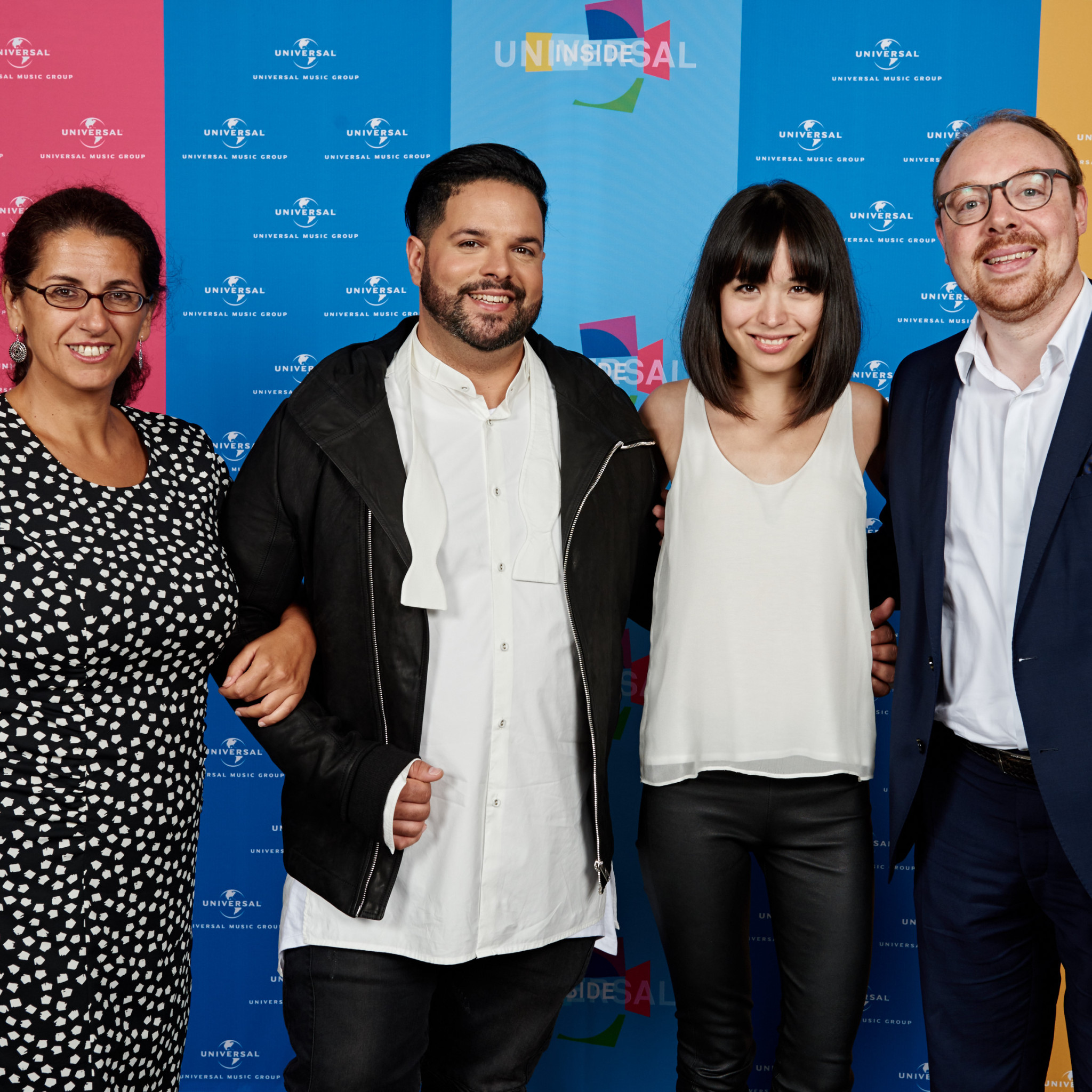 Kleopatra Sofroniou, Fernando Varela, Alice Sara Ott, Clemens Trautmann, Universal Inside 2016Universal Inside 2016
