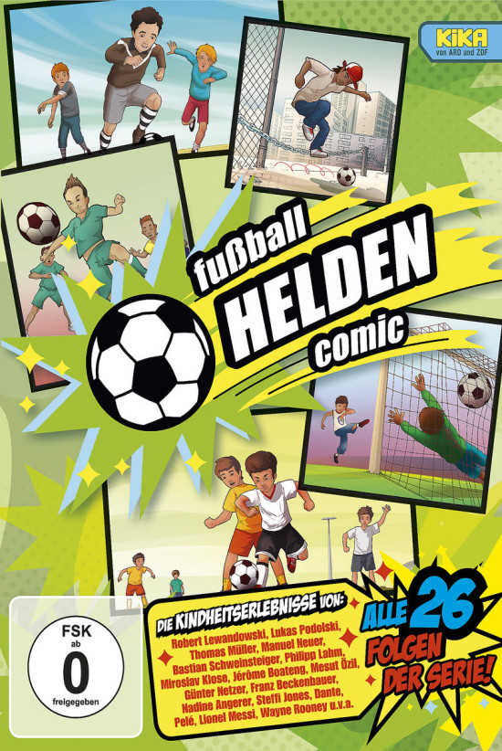 fußball HELDEN Comic - die komplette KiKA-Serie