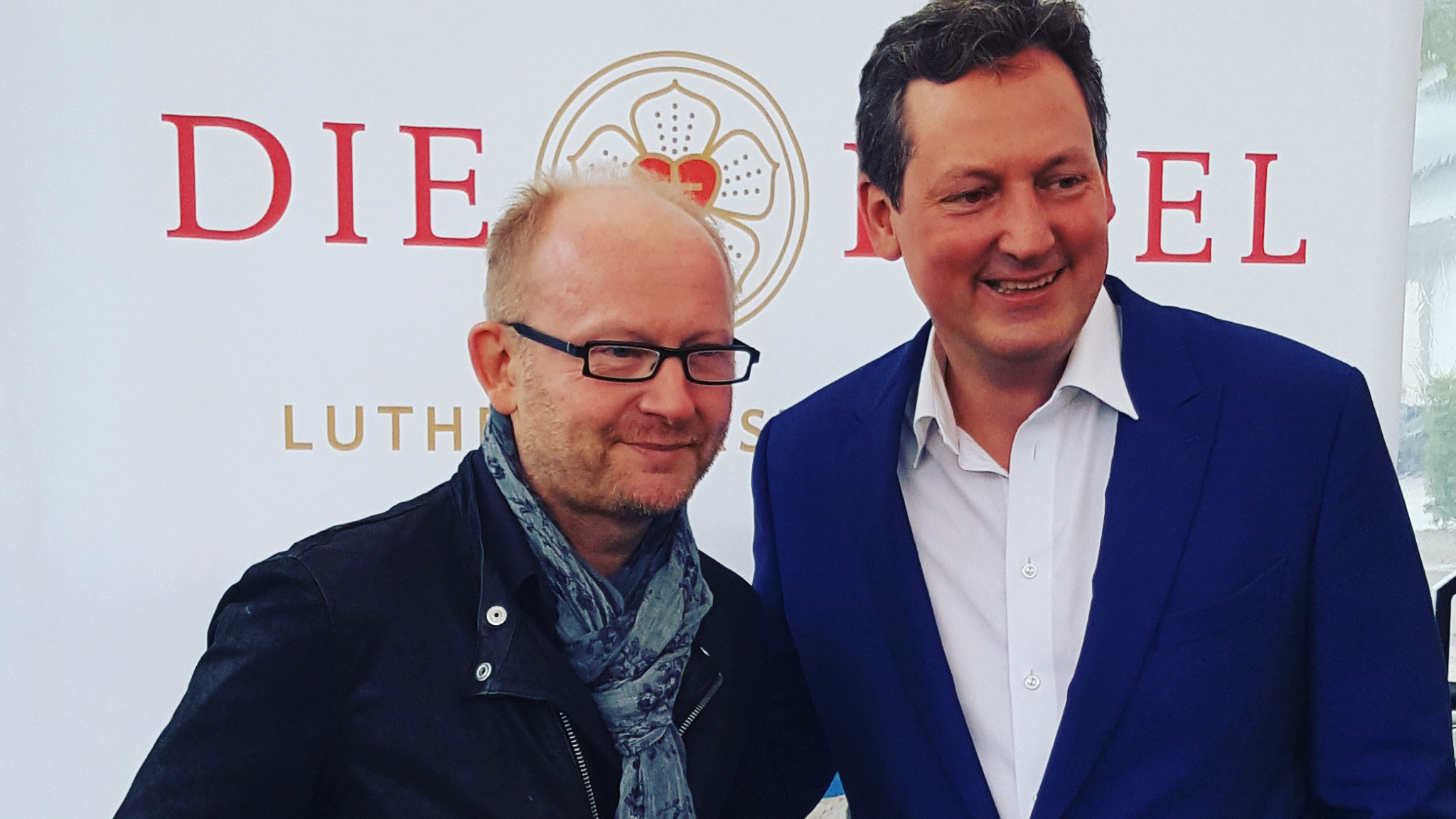 Dieter Falk stellt seine Albumprojekte zum 500. Jahrestag der Reformation auf der Frankfurter Buchmesse vor