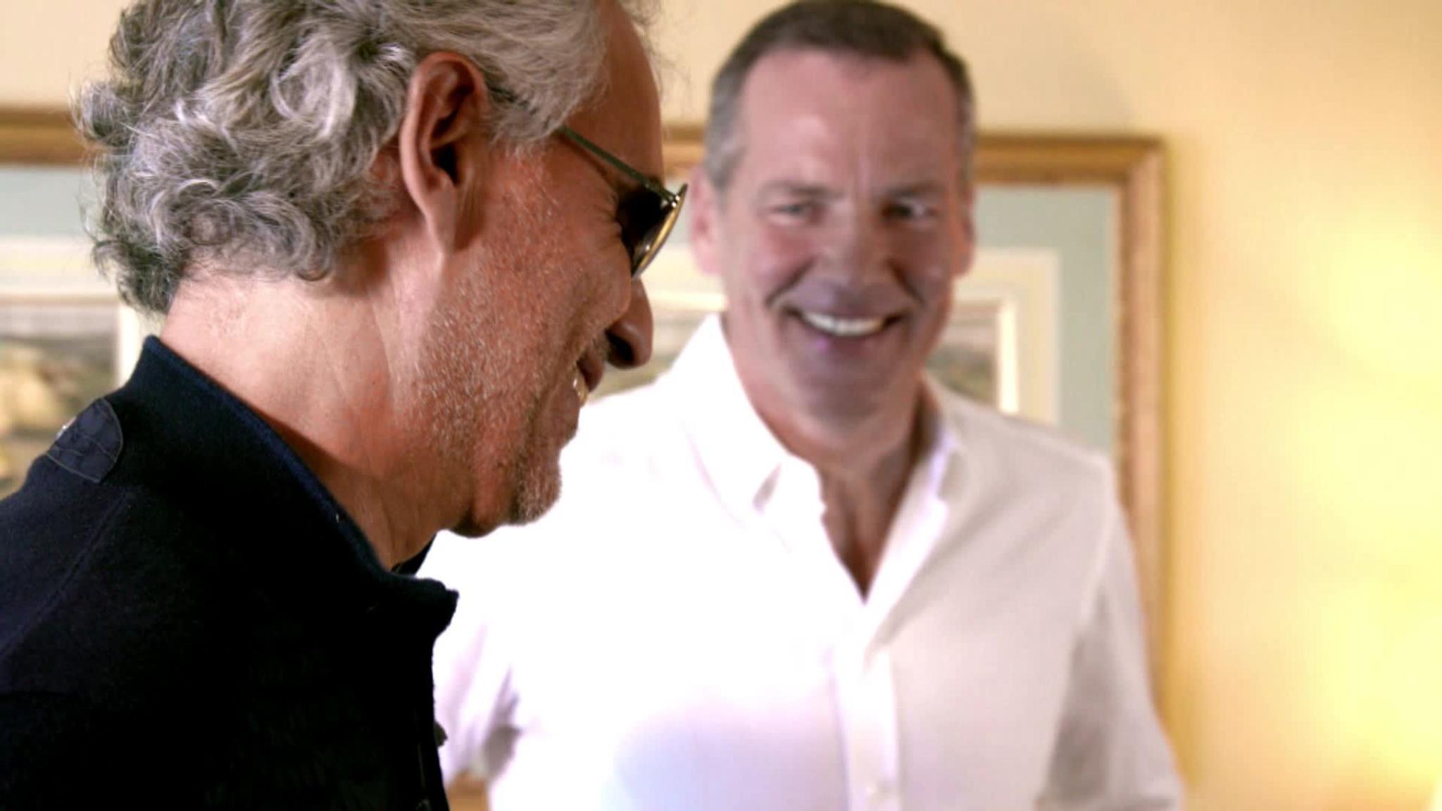 Andrea Bocelli trifft Henry Maske