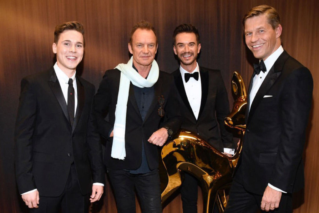 UNIVERSAL MUSIC Künstler beim Bambi 2016: Preise für Felix Jaehn und Florian Silbereisen – Sting performt live