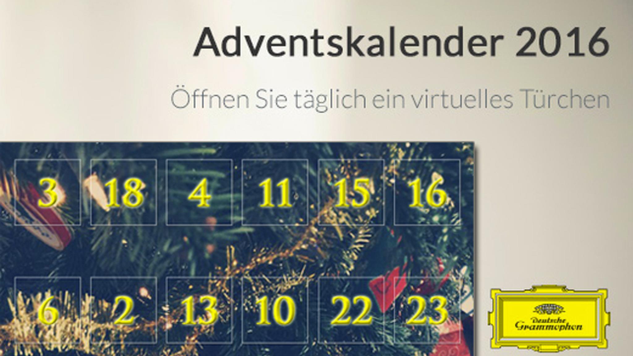 Deutsche Grammophon Adventskalender 2016