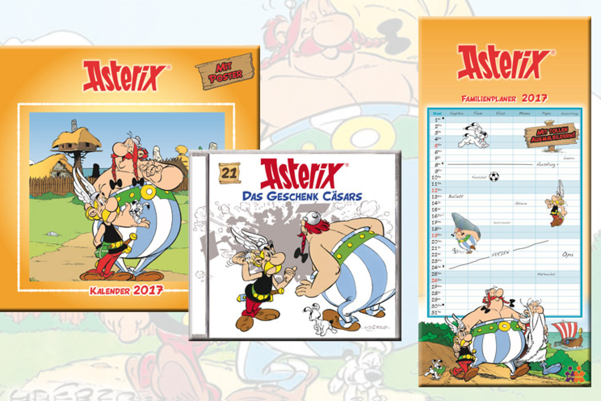 Großes Gewinnspiel zur neuen Asterix Hörspielfolge "Das Geschenk Cäsars"