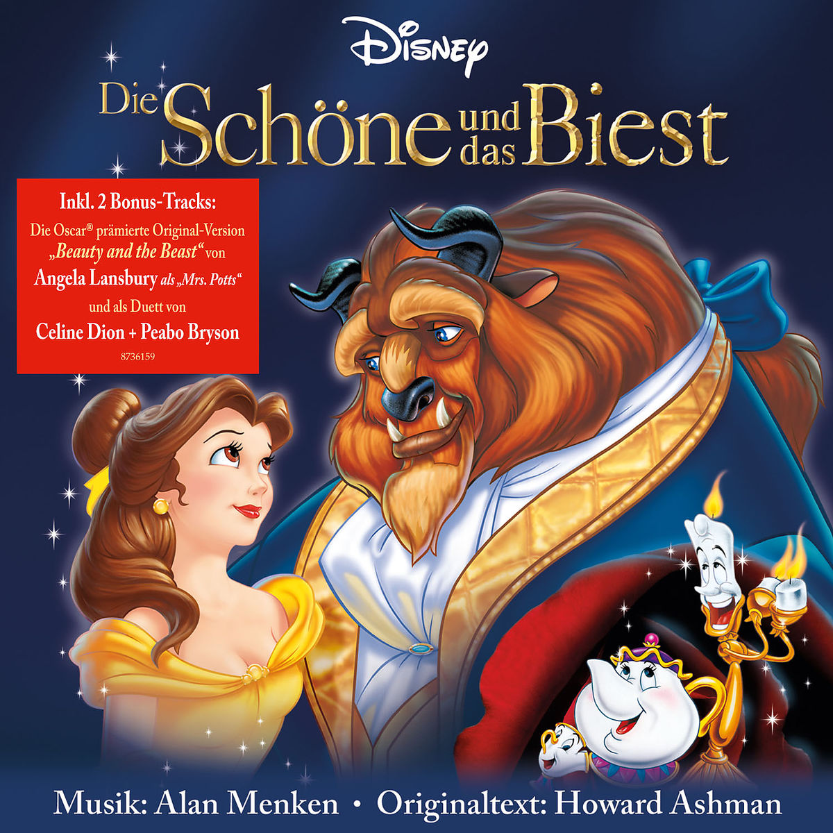 Die und das. Howard Ashman alan Menken. Biest. DVD диск красавица и чудовище / die schone und das Biest 2012 Германия Австрия. Peabo Bryson feat. Céline Dion - Beauty and the Beast.