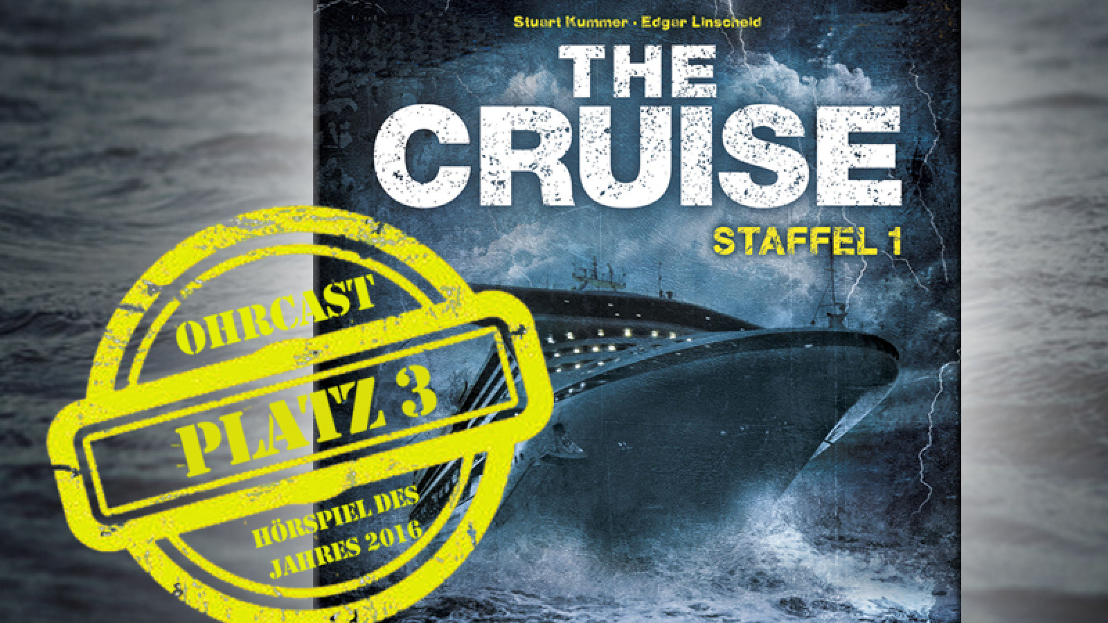 3. Platz als Hörspiel des Jahres 2016 für "The Cruise"