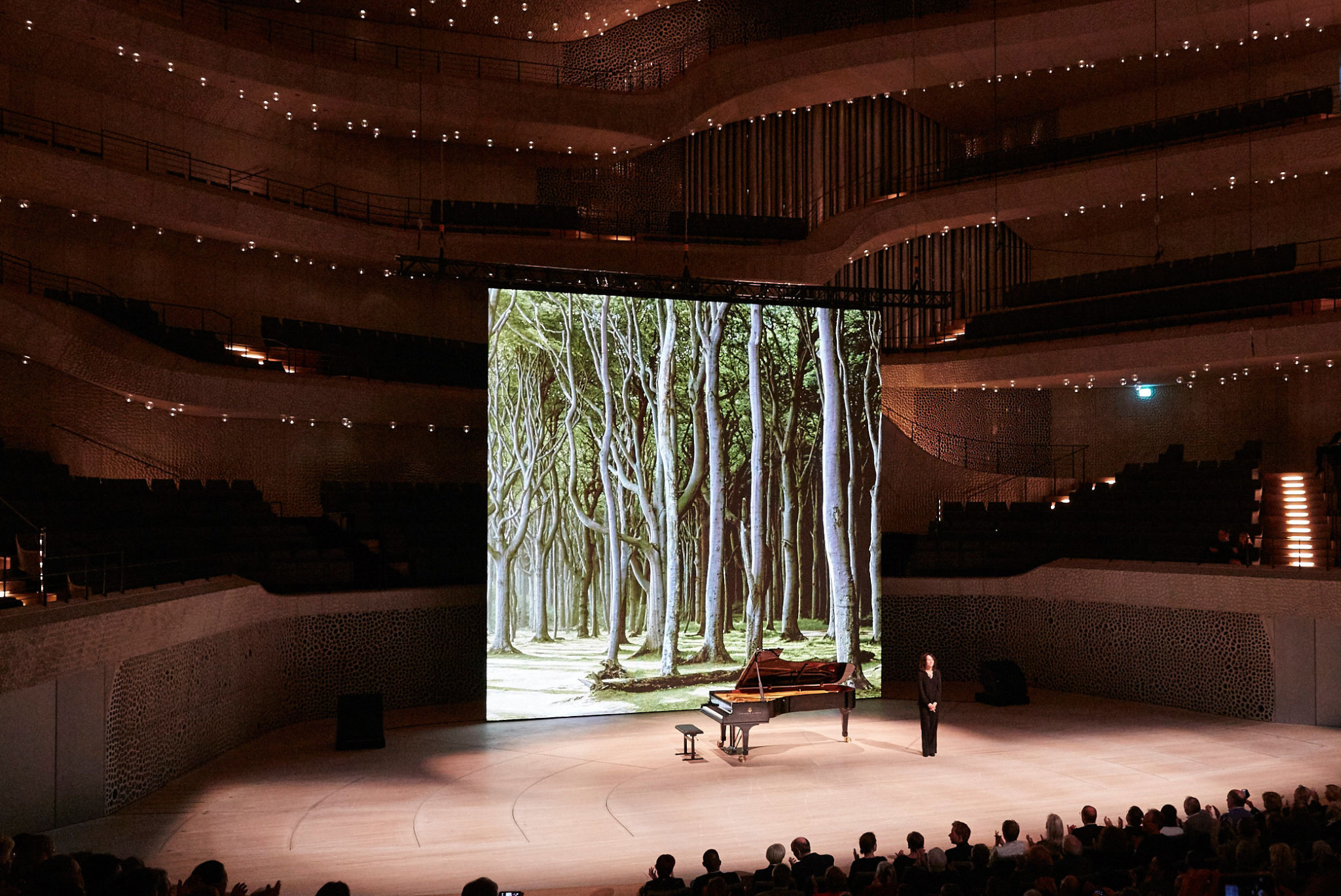 Hélène Grimaud in der Elbphilharmonie in Hamburg 2017