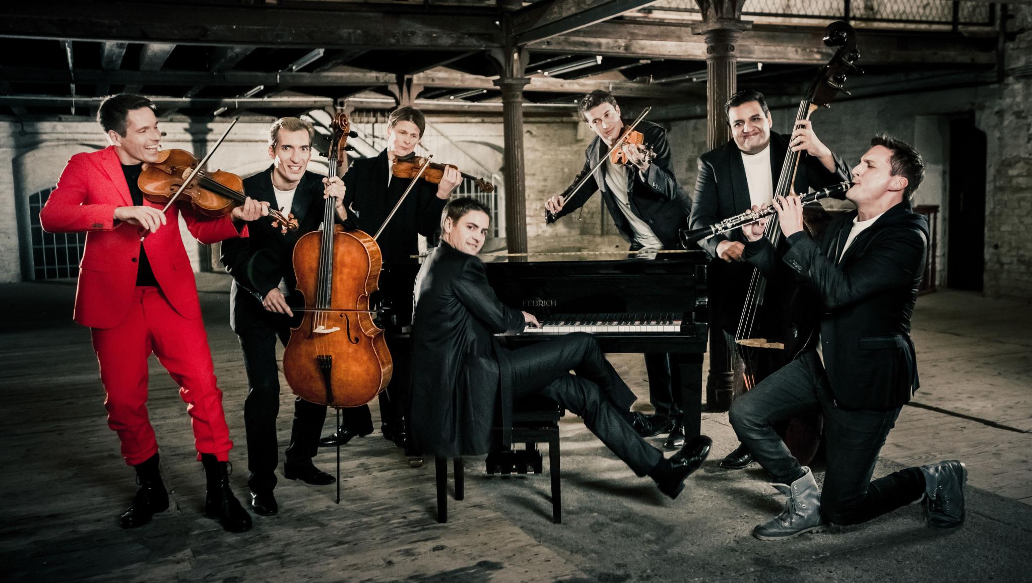 Unbändige Freude - Das Ensemble Philharmonix versprüht wilde Begeisterung in jedem Ton
