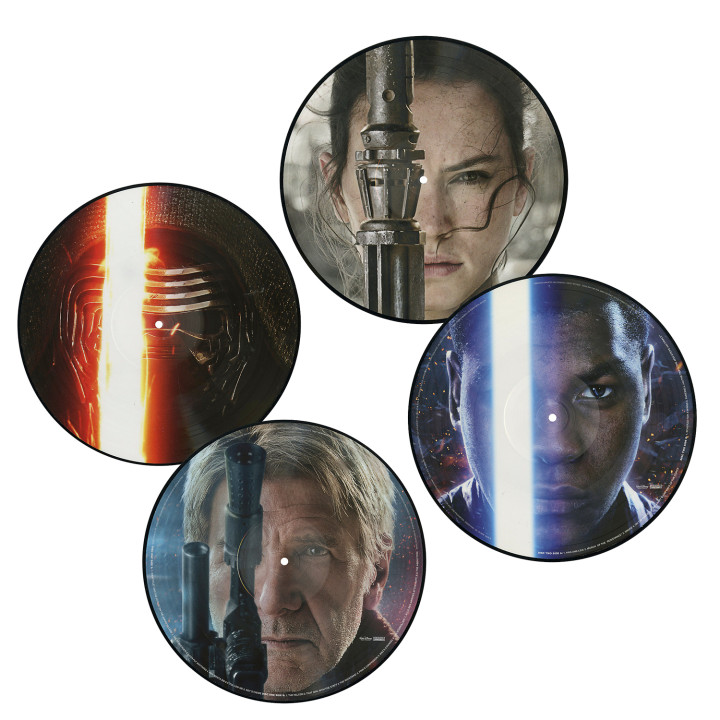 Star Wars The Force Awakens Picture Disc Cover