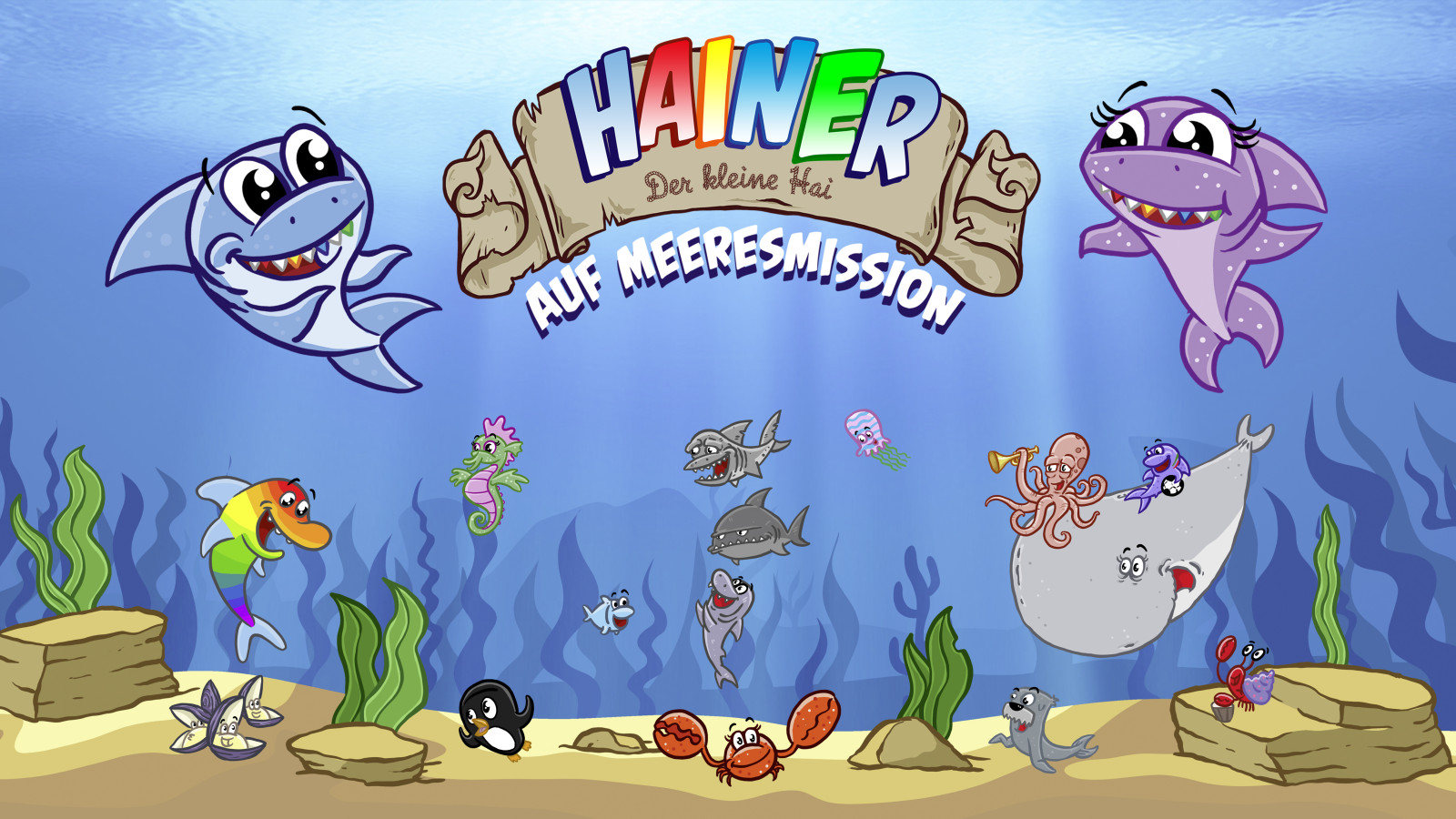 "Hainer - Der kleine Hai: Auf Meeresmission": Das neue Musikhörspiel für Kinder ab 4 Jahren