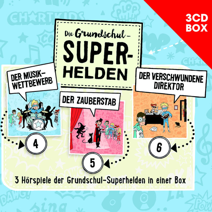 Die Grundschul-Superhelden 3-CD-Box Vol. 2