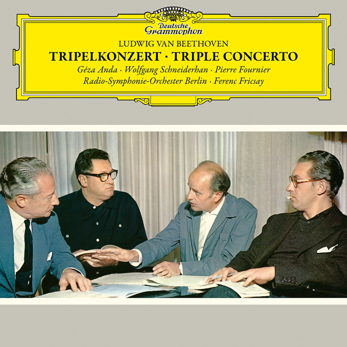 BEETHOVEN Triple Concerto / Fricsay Deutsche Grammophon