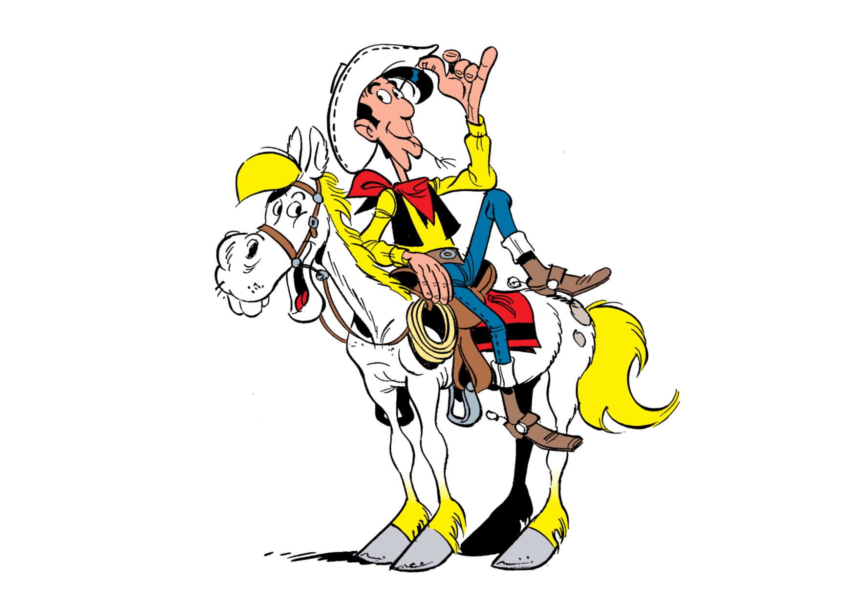 Lucky luck. Счастливчик люк Lucky Luke. Red Kit. Ковбой лаки люк. Ковбой мультфильм.