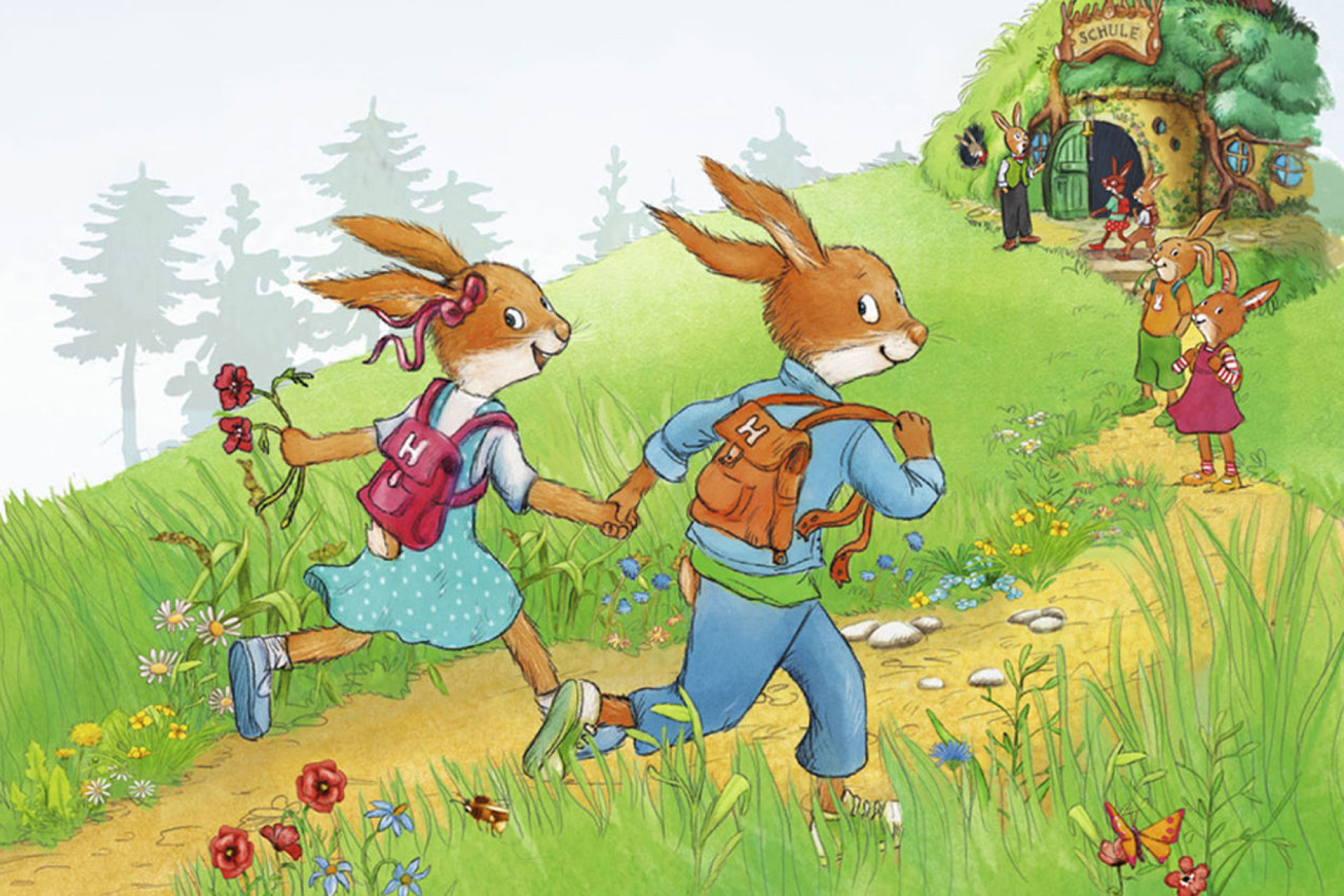 Hops & Holly: Die Schule geht los – Das lustige Hörspiel über die Hasengeschwister jetzt erhältlich