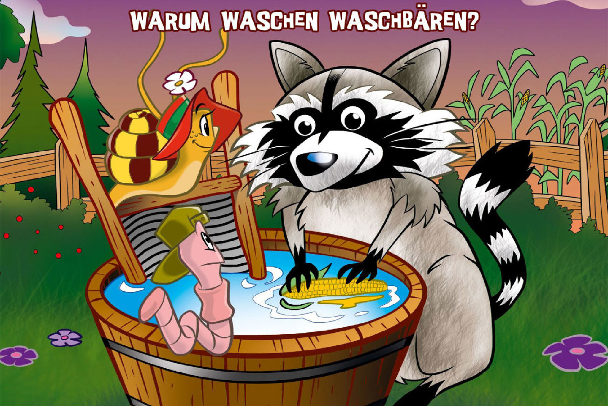 Monika Häuschen Warum waschen Waschbären Newsbild