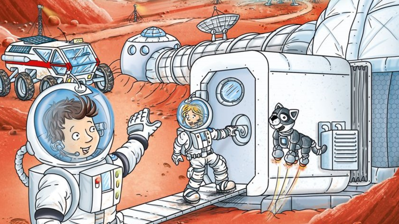 Der kleine Major Tom ist zurück mit zwei neuen Abenteuern auf dem Mars