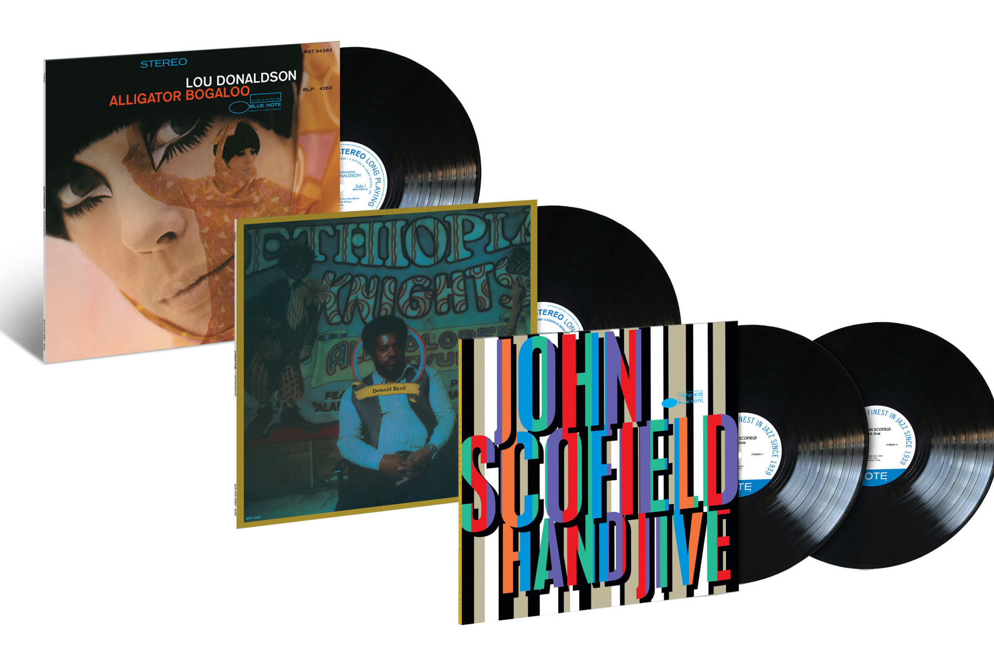 Blue Grooves Vinyl Reissues: Lou Donaldson, Donald Byrd, John Scofield