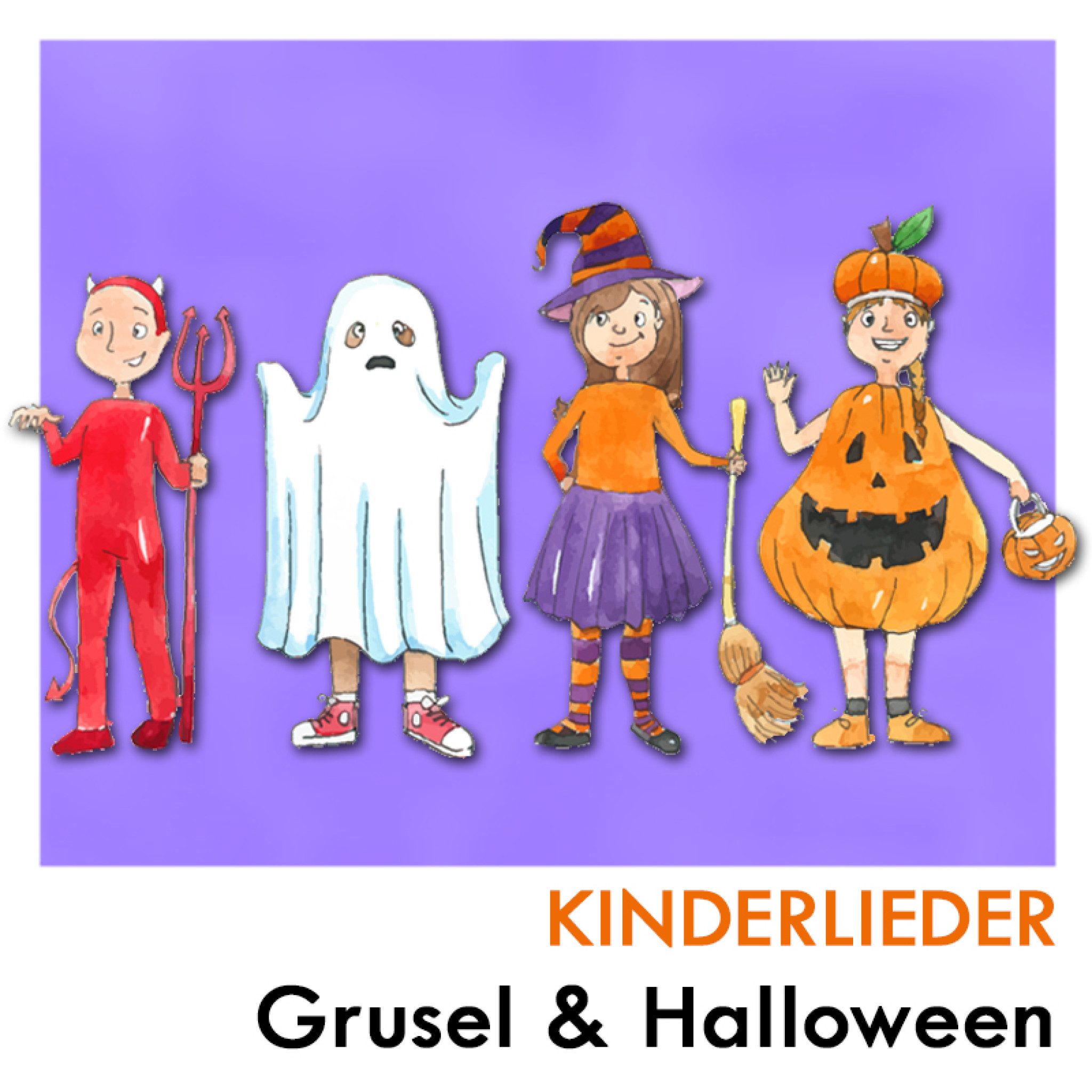 Grusel- und Halloween Kinderlieder Playlist Cover