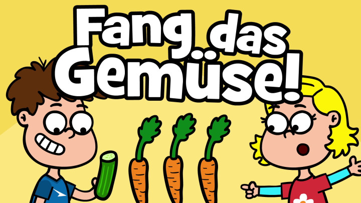 Fang das Gemüse