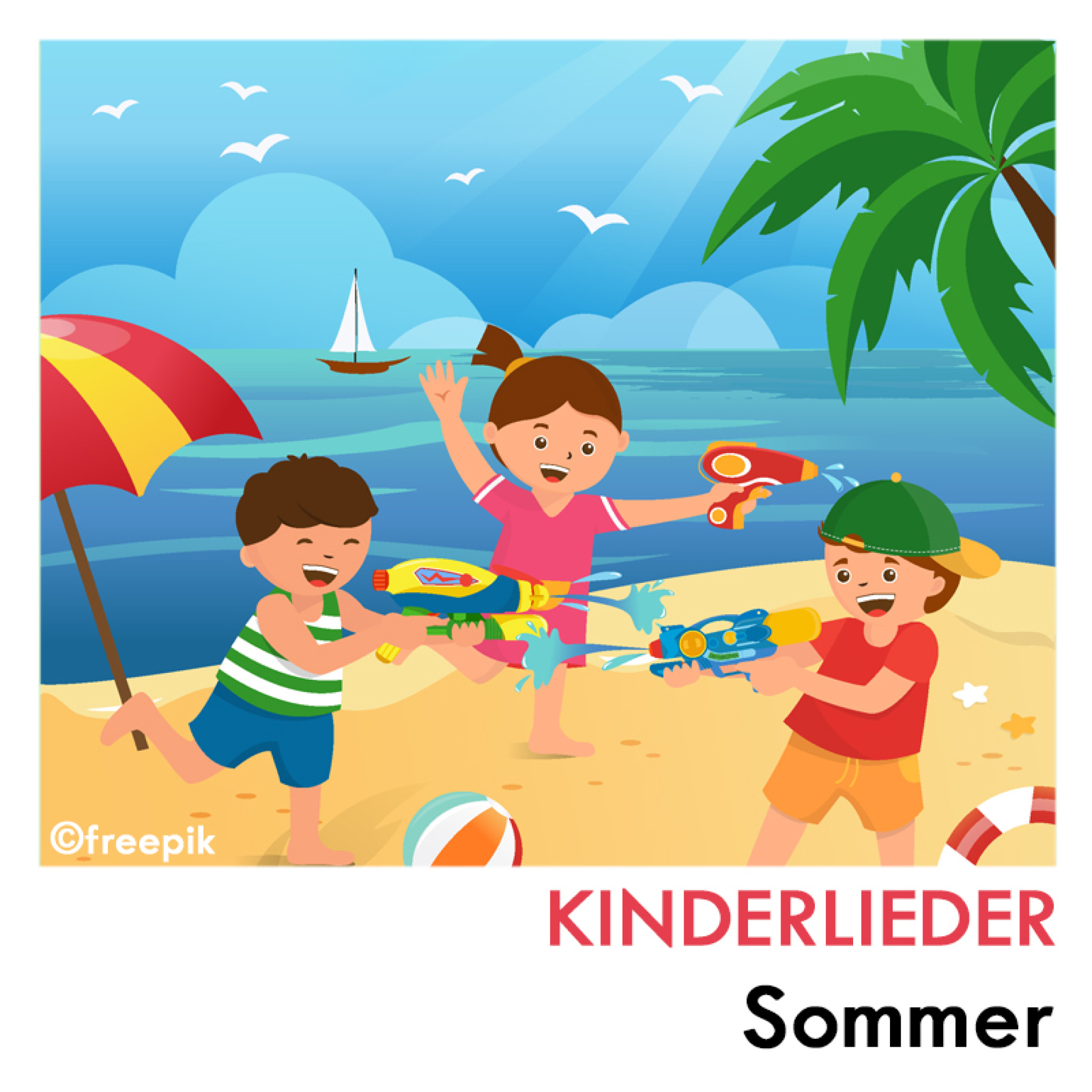Sommer Kinderlieder Playlist Cover