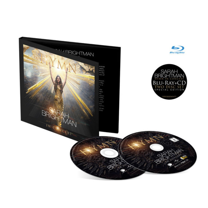 Sarah Brightman HYMN Blu-Ray + CD