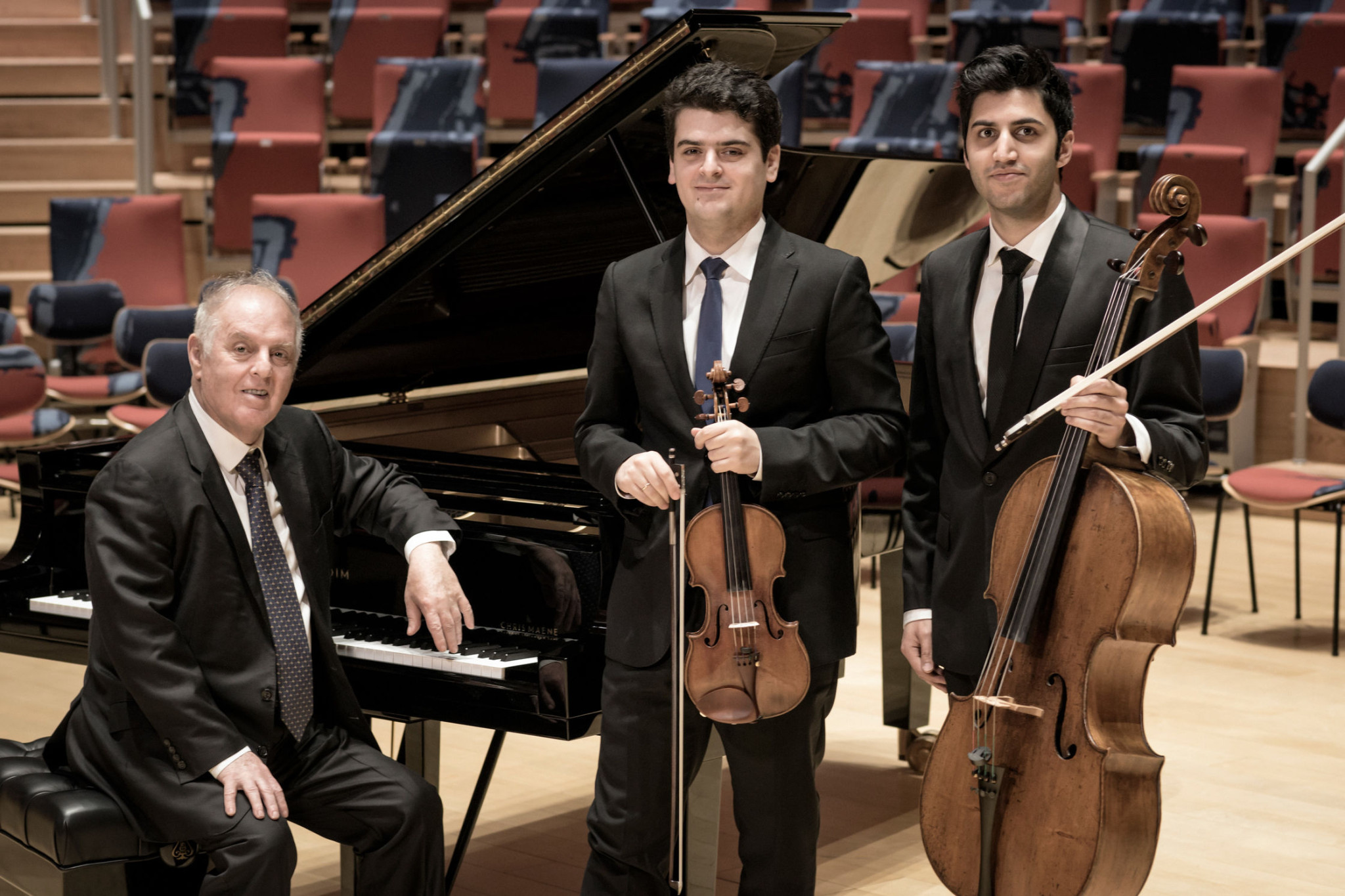 Daniel Barenboim, Michael Barenboim, Kian Soltani
