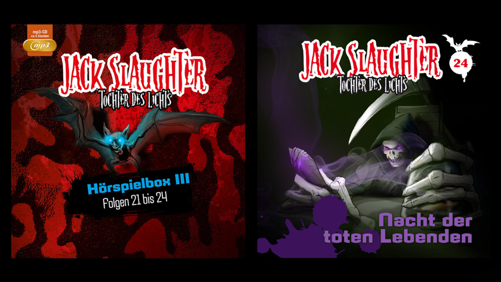 Neue mp3-CD-Box von Jack Slaughter–Tochter des Lichts mit den Folgen 21–24!