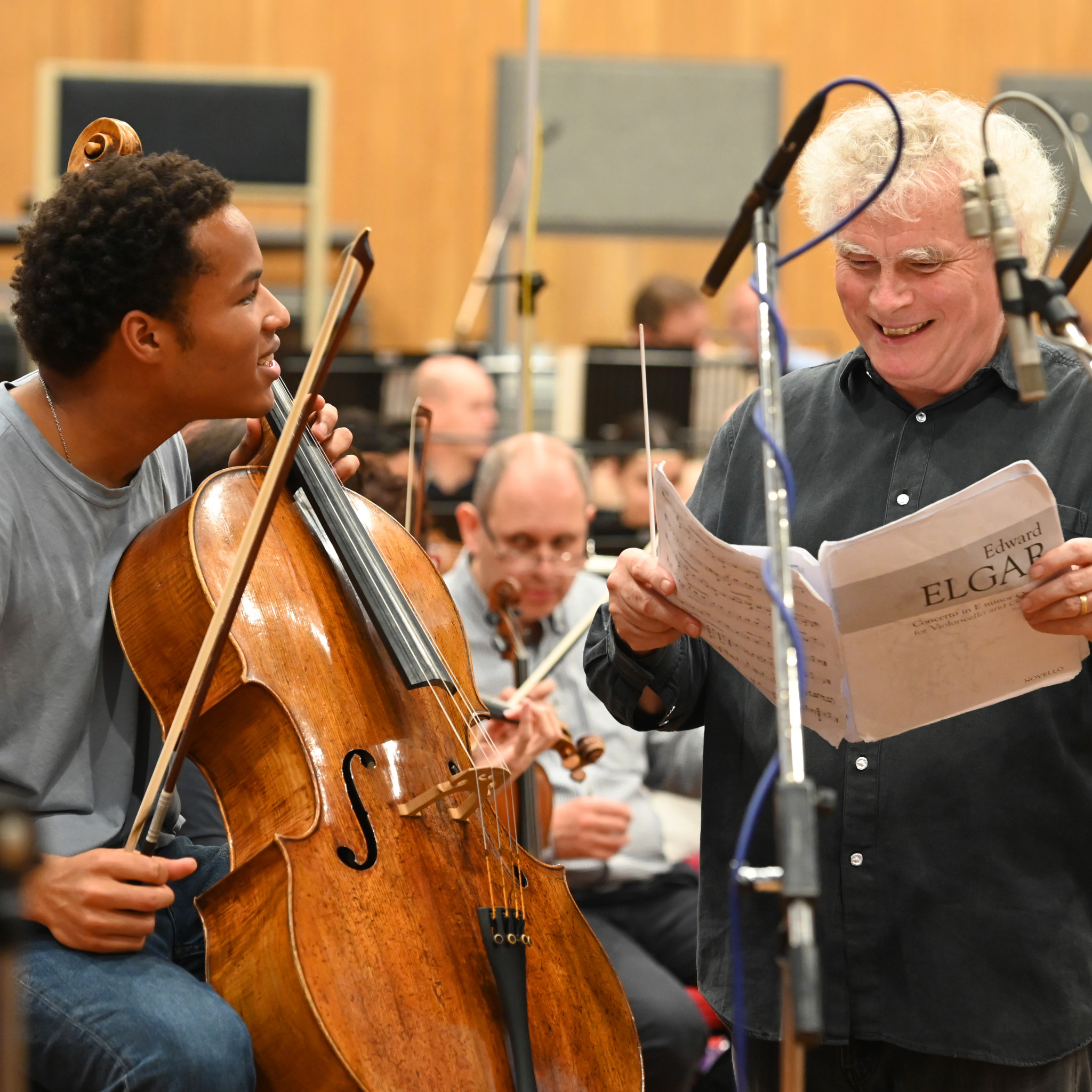 Sheku Kanneh-Mason und Sir Simon Rattle