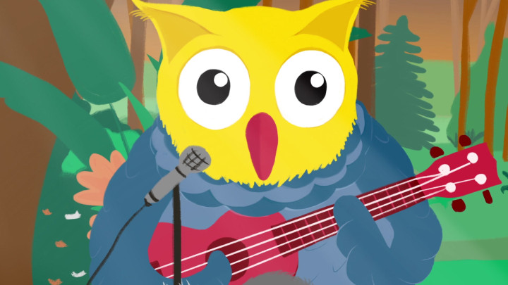  Eule fühlt den Beat