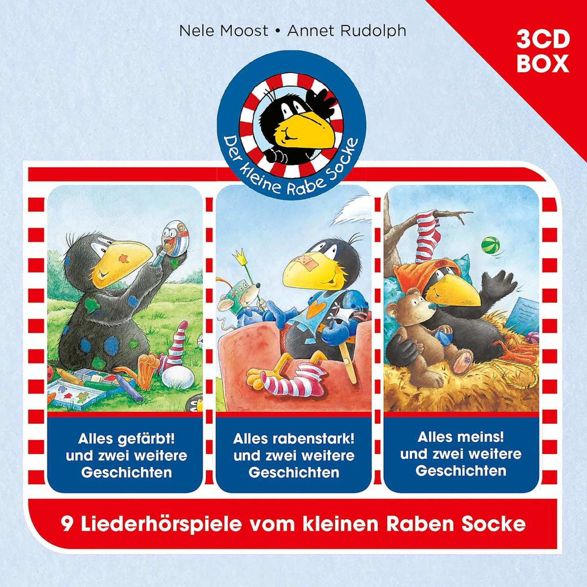 Der kleine Rabe Socke - 3-CD-Hörspielbox Vol. 2 