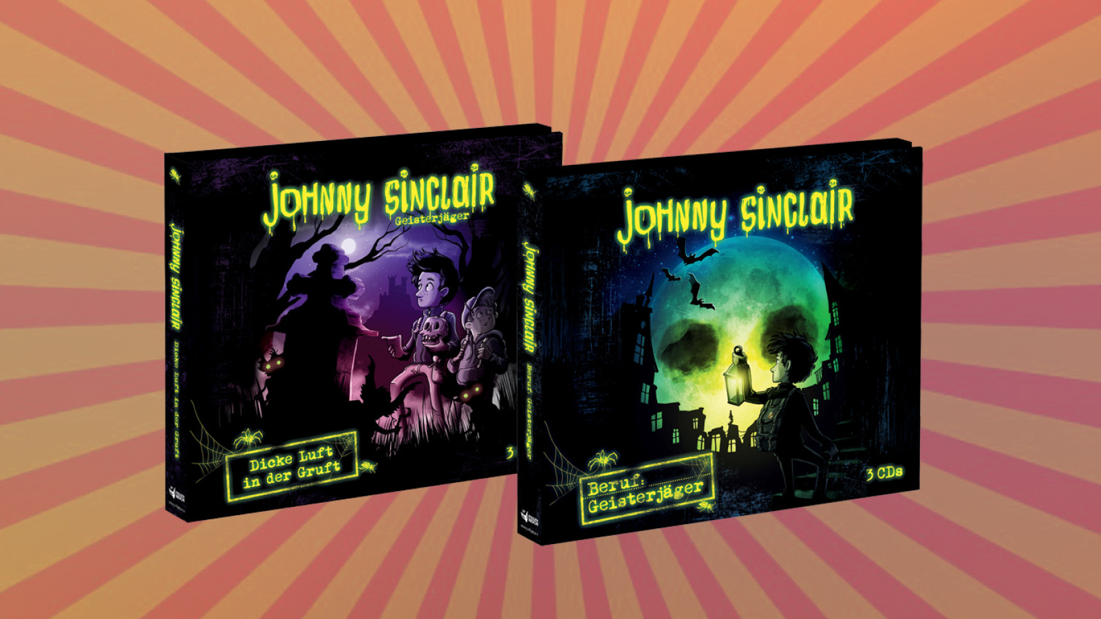  Johnny Sinclairs Hörspielabenteuer als 3-CD Sammelboxen