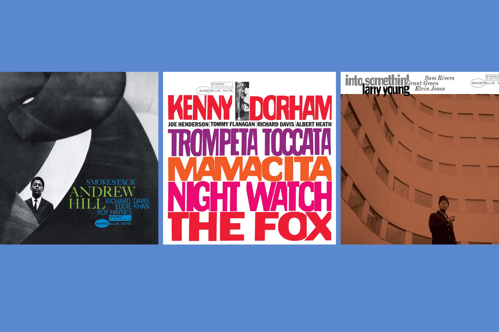 JazzEcho-Plattenteller: Andrew Hill - Smoke Stack / Kenny Dorham - Trompeta Toccata / Larry Young - Into Somethin'