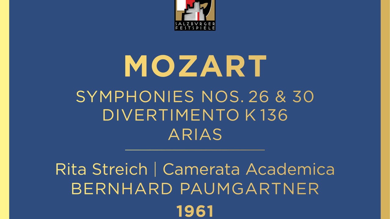 Mozart Symphonies Nos 26 And 30 Paumgartner Deutsche Grammophon