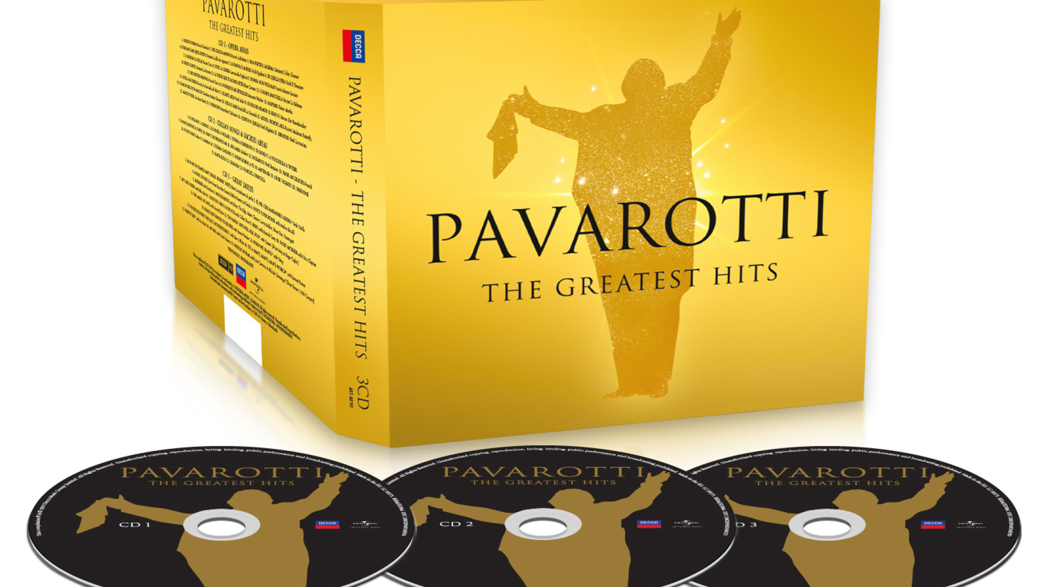 Pavarotti Singles Decca News Packshot