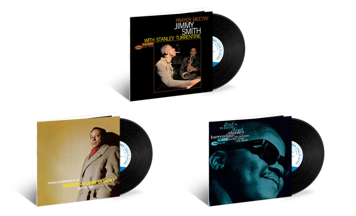 JazzEcho-Plattenteller: Tone Poet Vinyl Series - Jimmy Smith "Prayer Meetin'" / Horace Silver "Further Explorations" / Stanley Turrentine "That's Where It's At"