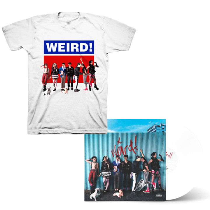 Weird! WHITE LP + SIGNED CARD + T-SHIRT