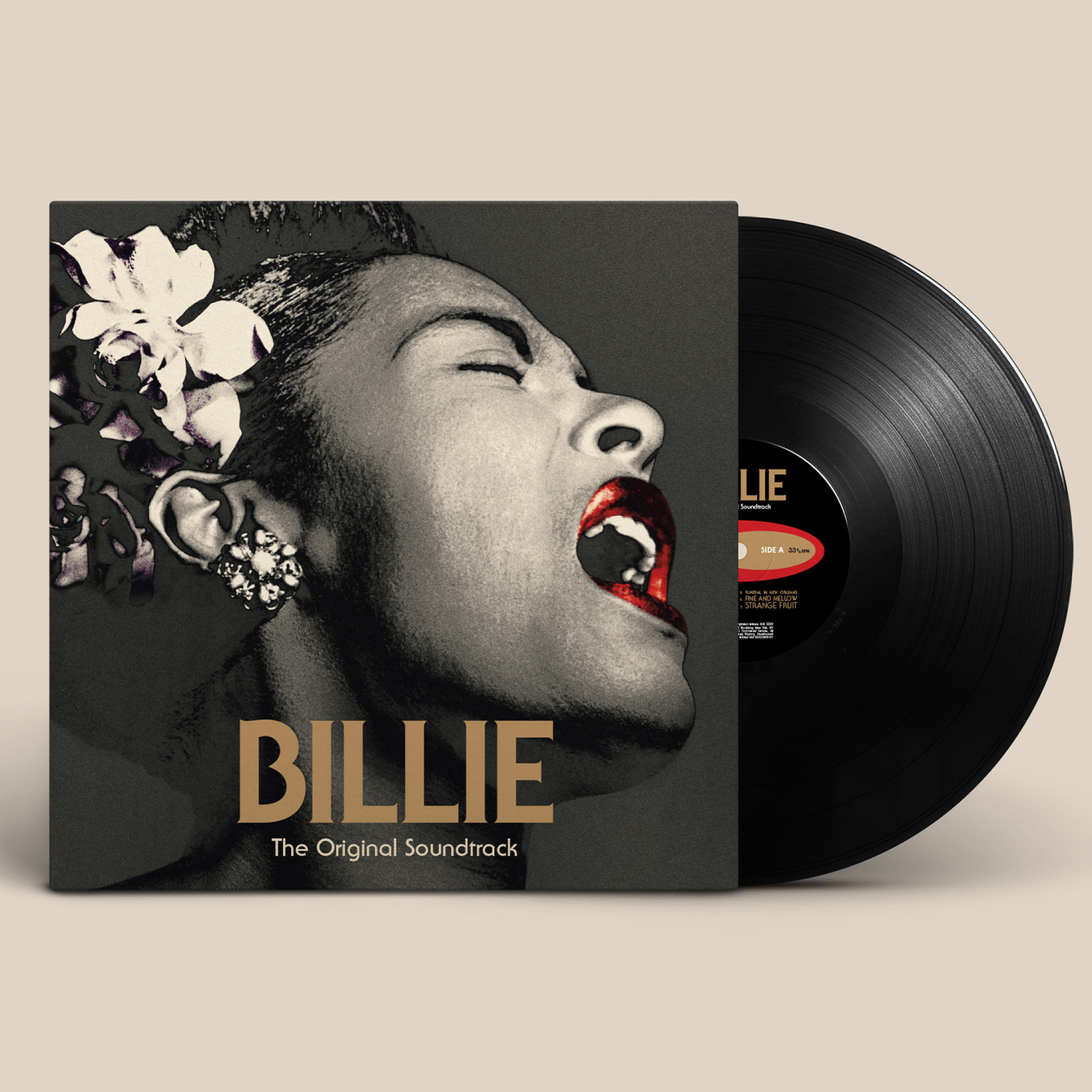 Billie Holiday - BILLIE Soundtrack LP (Packshot)