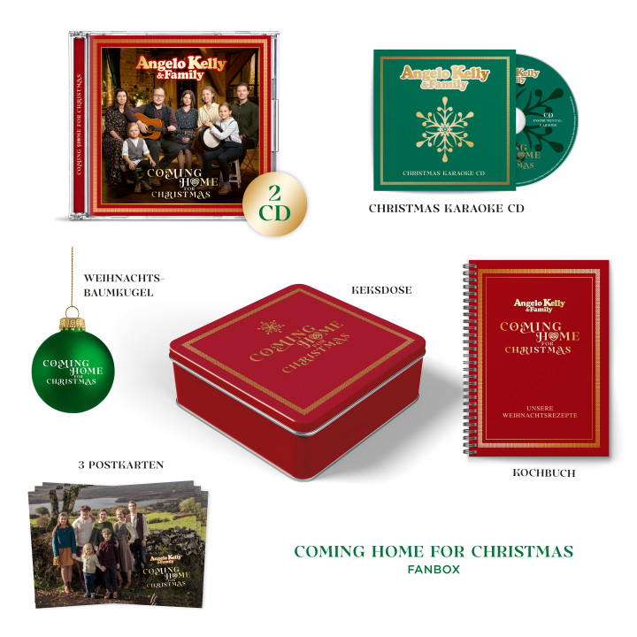 Angelo Kelly & Family - Coming Home For Christmas (Limitierte Fanbox) - Mockup