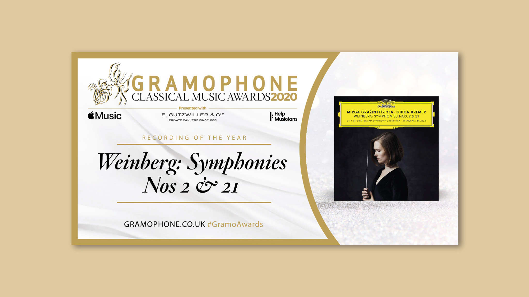 Mirga Gražinytė-Tyla wins 'Recording of the Year' at Gramophone Classical Music Awards 2020