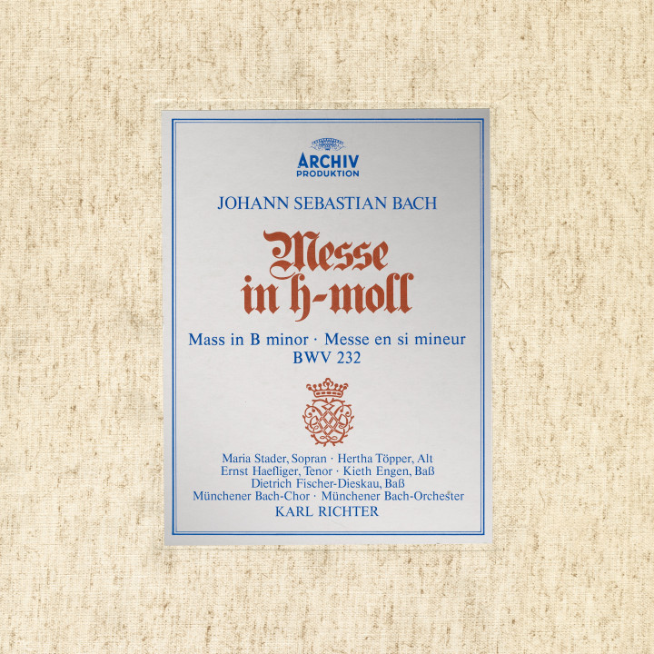 Bach: Mass in B Minor, BWV 232 (1961) Karl Richter eAlbum cvr