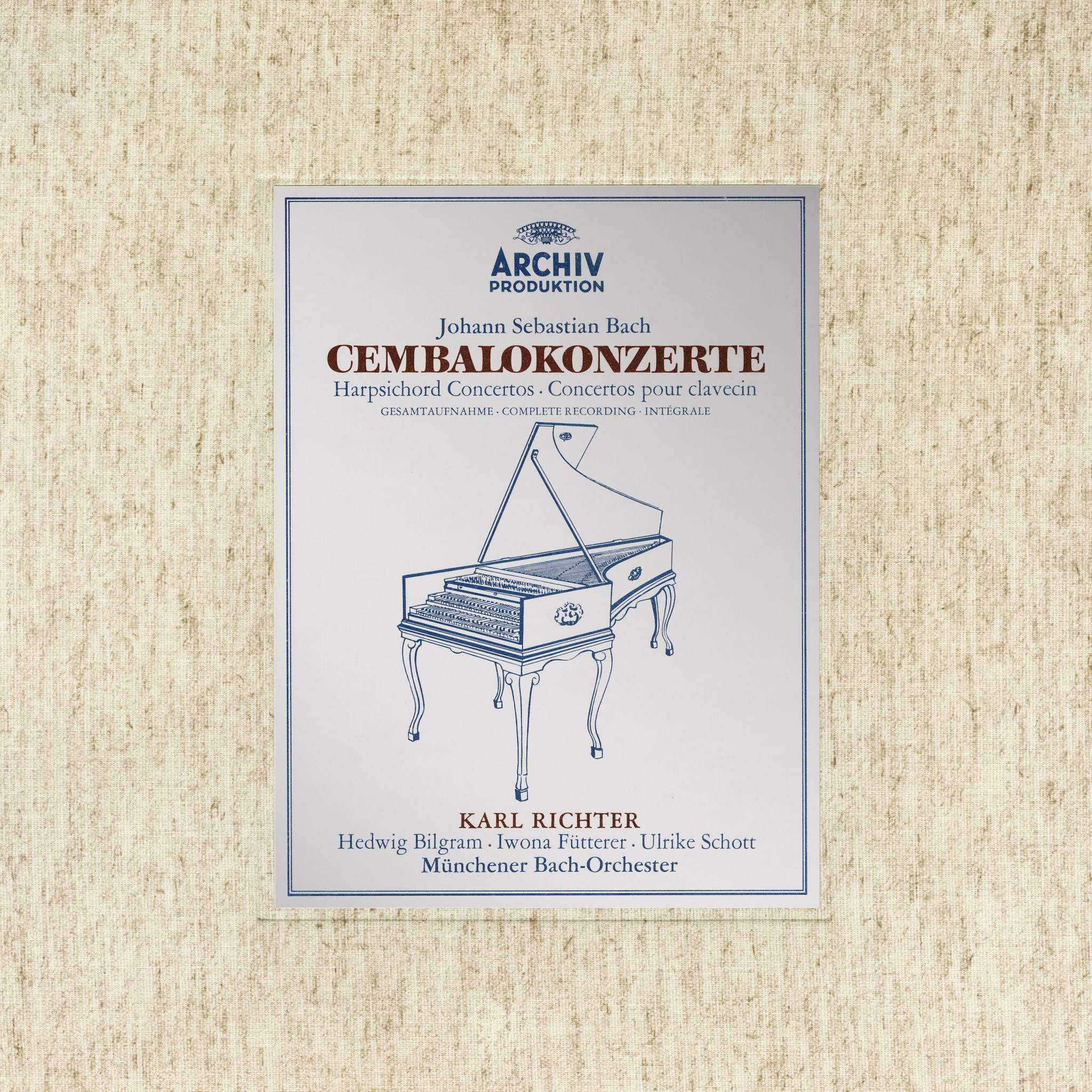 Karl Richter Bach: Harpsichord Concertos BWV 1052- 1058 & 1060-1065 eAlbum Cvr